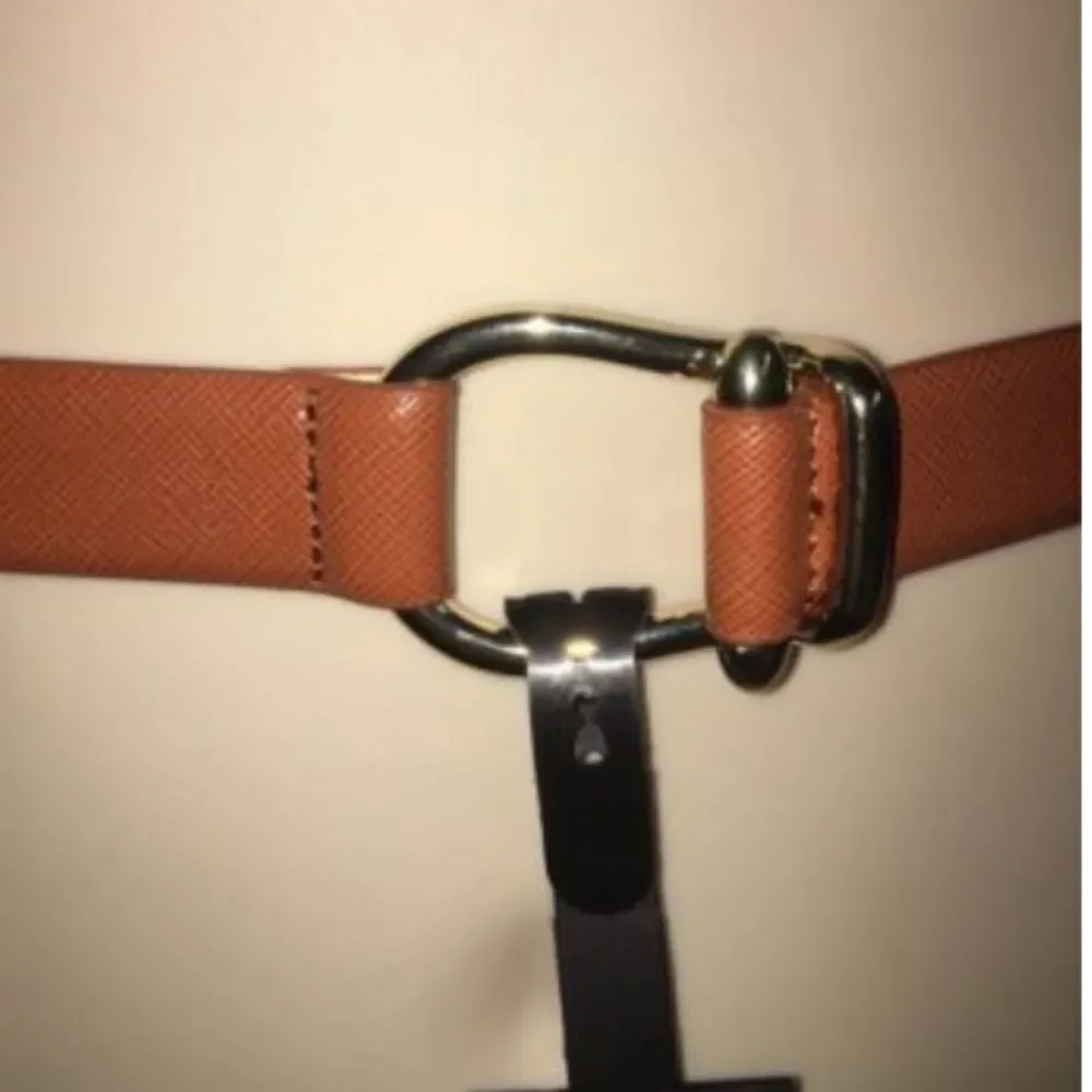 Express Belt Womens S/M Adjustable Slide Camel NWT